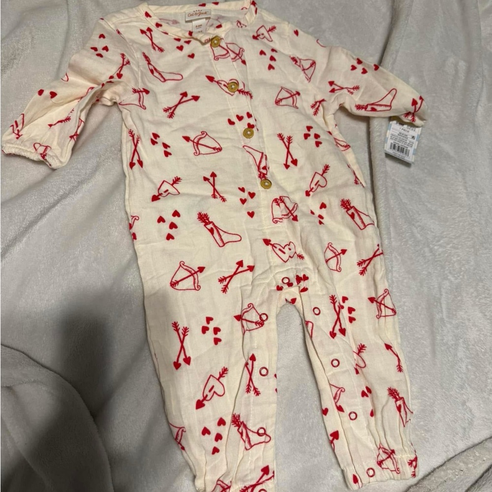 Kids One Piece with Red Print